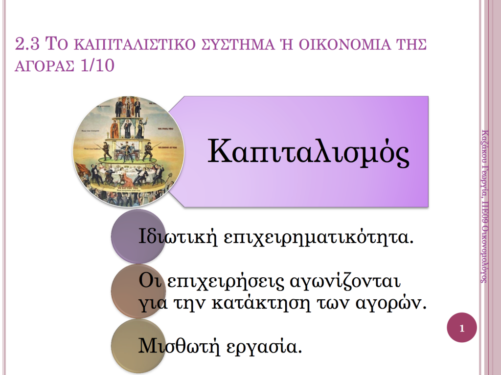 Ενότητα 2.3 "Το καπιταλιστικό σύστημα" 2.3 1 1024x768
