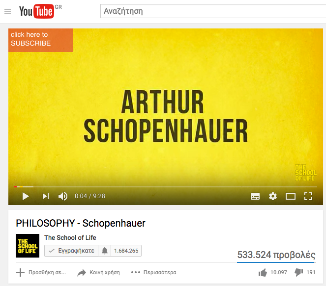 PHILOSOPHY - Schopenhauer Arthur Schopenhauer