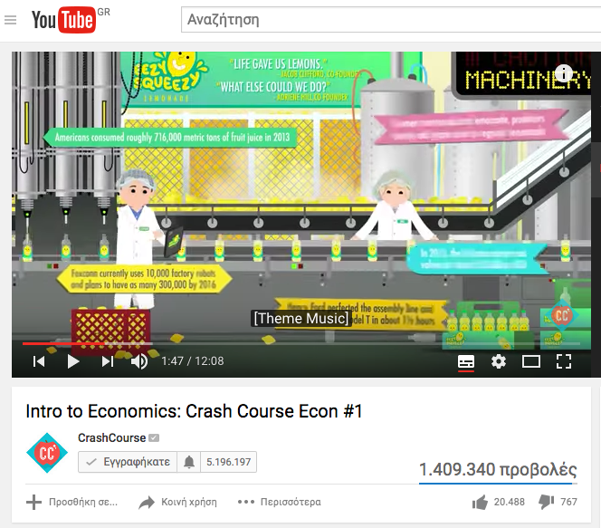 Intro to Economics: Crash Course Econ Crash Course Economics