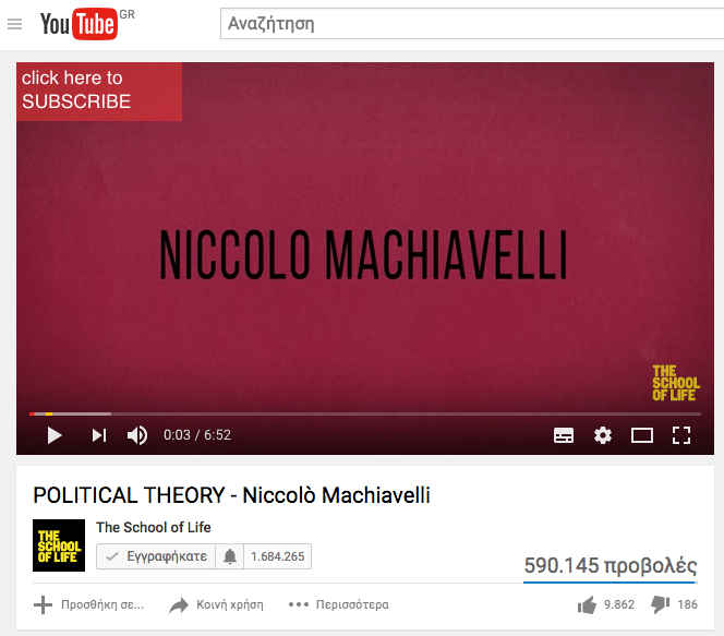 POLITICAL THEORY - Niccolò Machiavelli Political Theory Niccolo