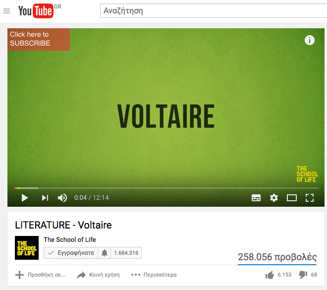 LITERATURE - Voltaire Voltaire