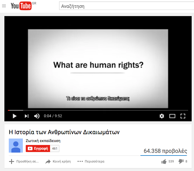 Η Ιστορία των Ανθρωπίνων Δικαιωμάτων What Is Human Rights